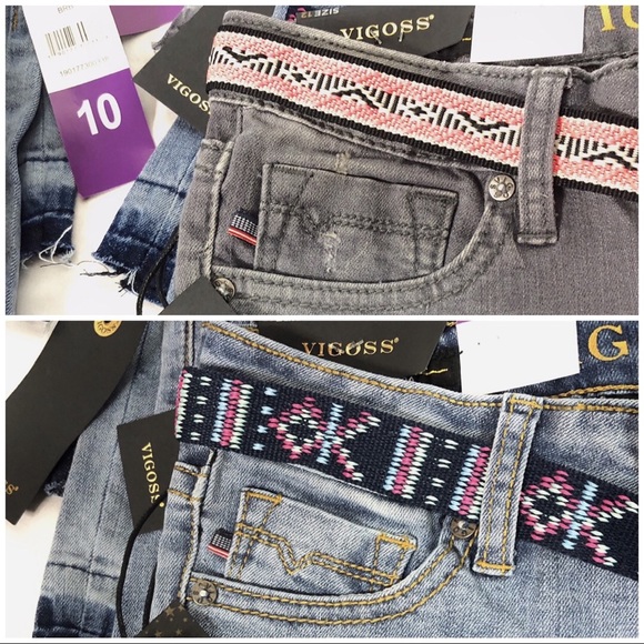 🚫SOLD•ATX🚫 14 Vigoss Bermuda Shorts w/ Belts - Picture 8 of 8